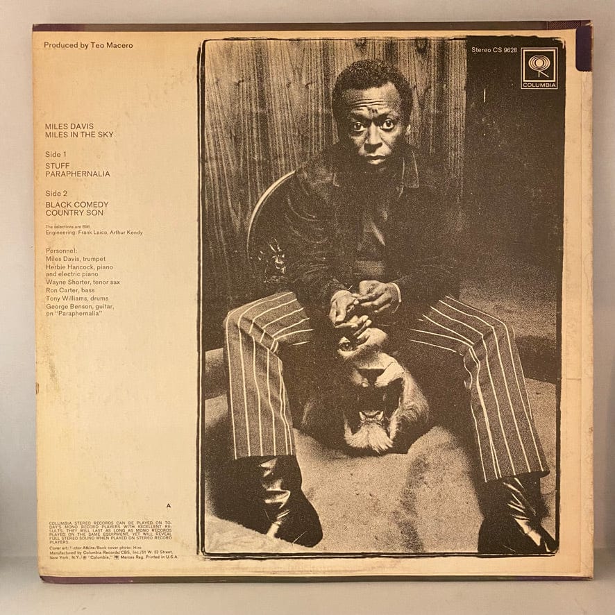 Miles Davis – Miles In The Sky LP USED NM/VG+ - Image 2