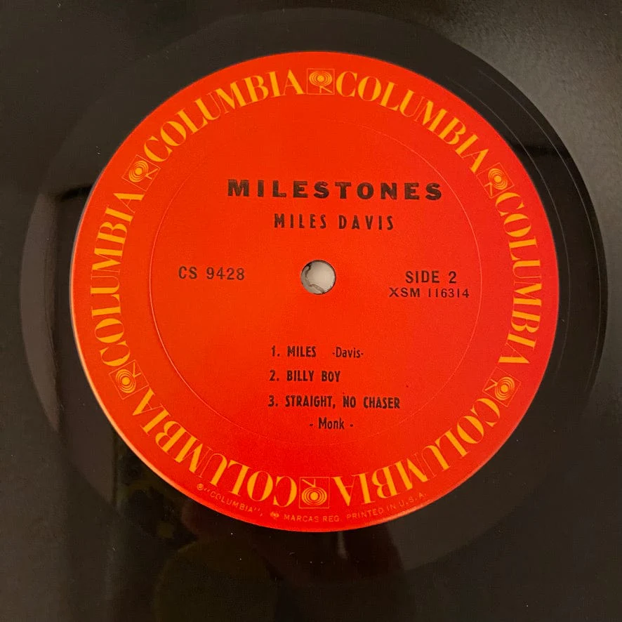 Miles Davis – Milestones LP USED NM/VG+ - Image 4