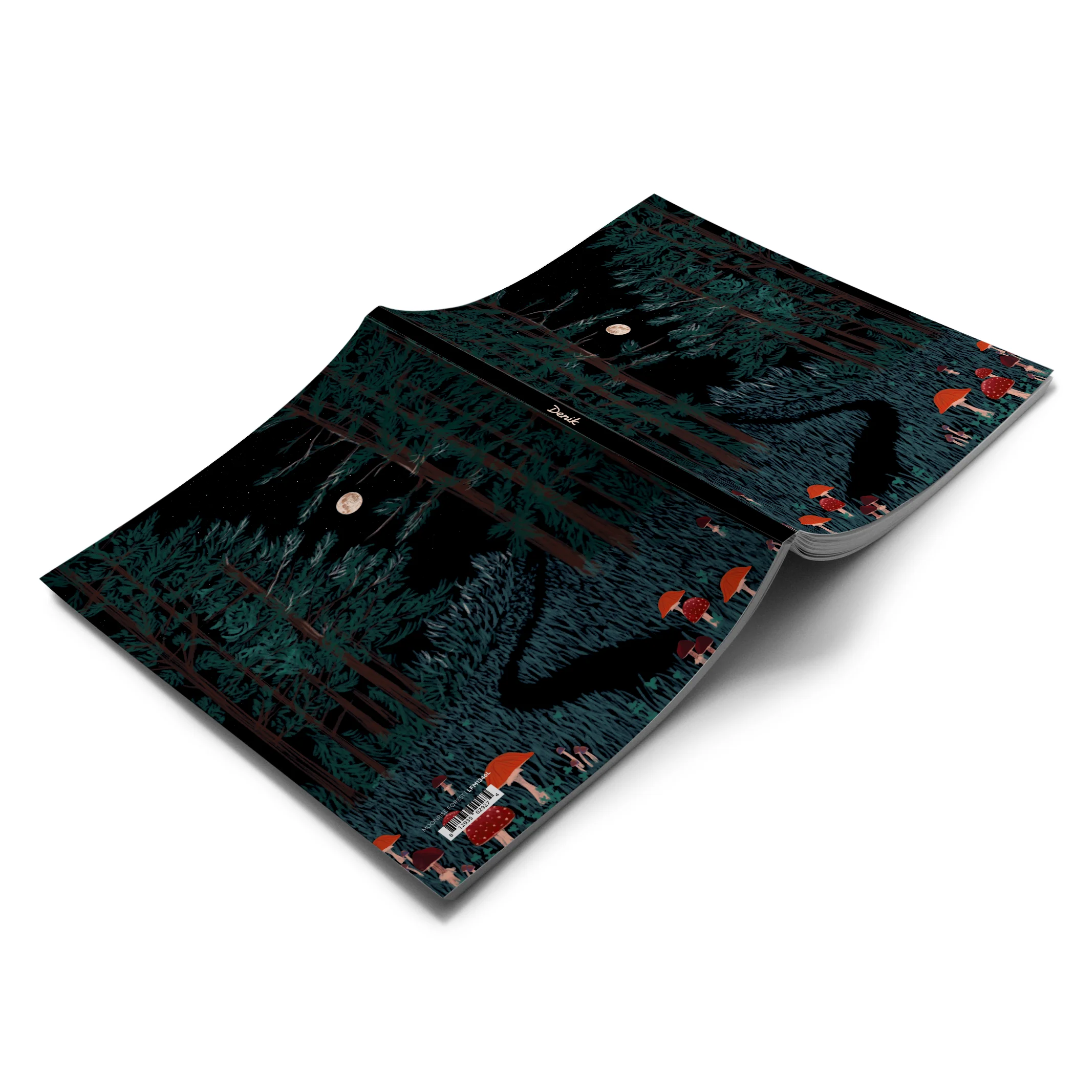 Moonrise Forest Medium Layflat Journal Notebook - Image 3