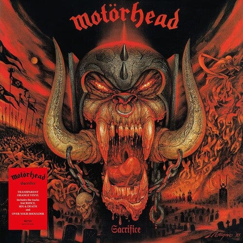 Motorhead - Sacrifice LP NEW 2023 REISSUE