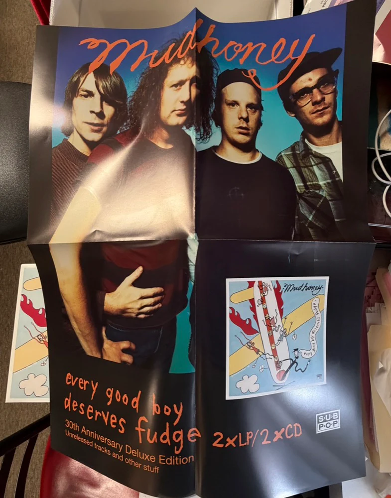 Mudhoney – Every Good Boy Deserves Fudge LP USED Vinyl NM/NM Color Vinyl - Image 9