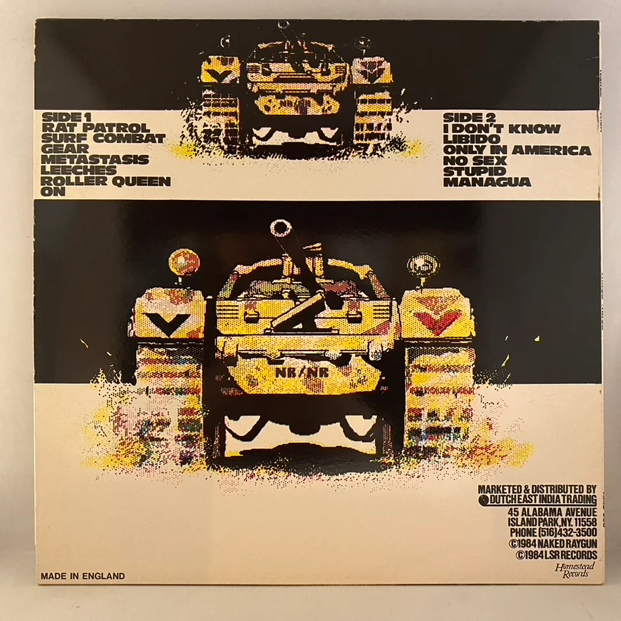 Naked Raygun – Throb Throb LP USED VG+/VG++ 1985 Pressing - Image 2