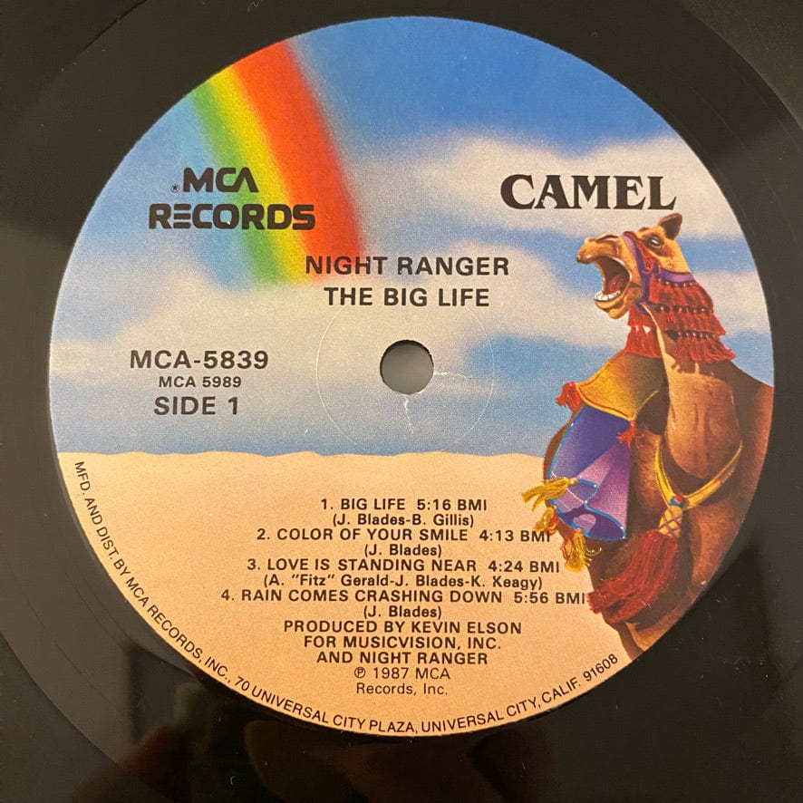 Night Ranger – Big Life LP USED VG+/VG+ - Image 3