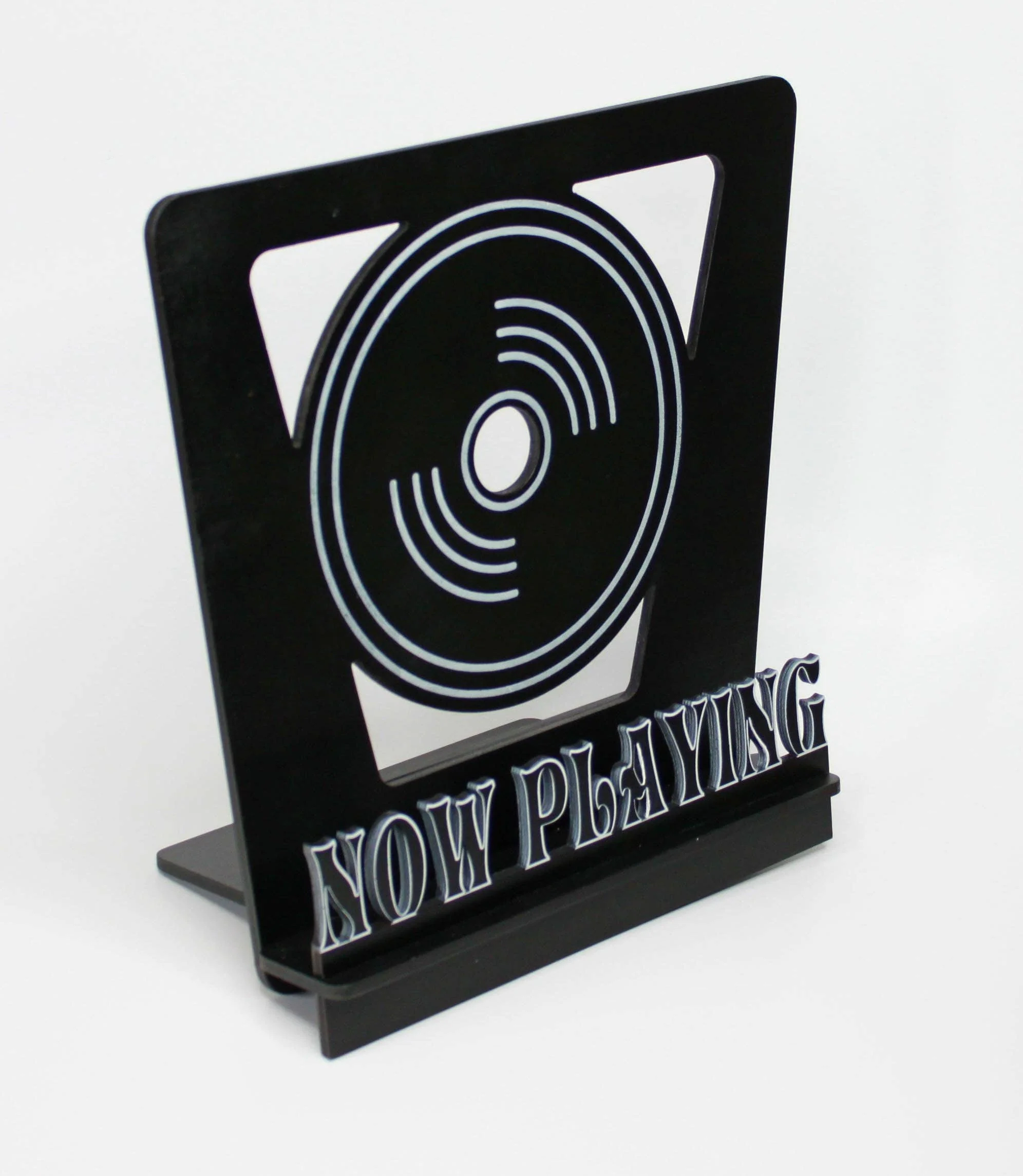 Now Playing Vinyl Record Stand