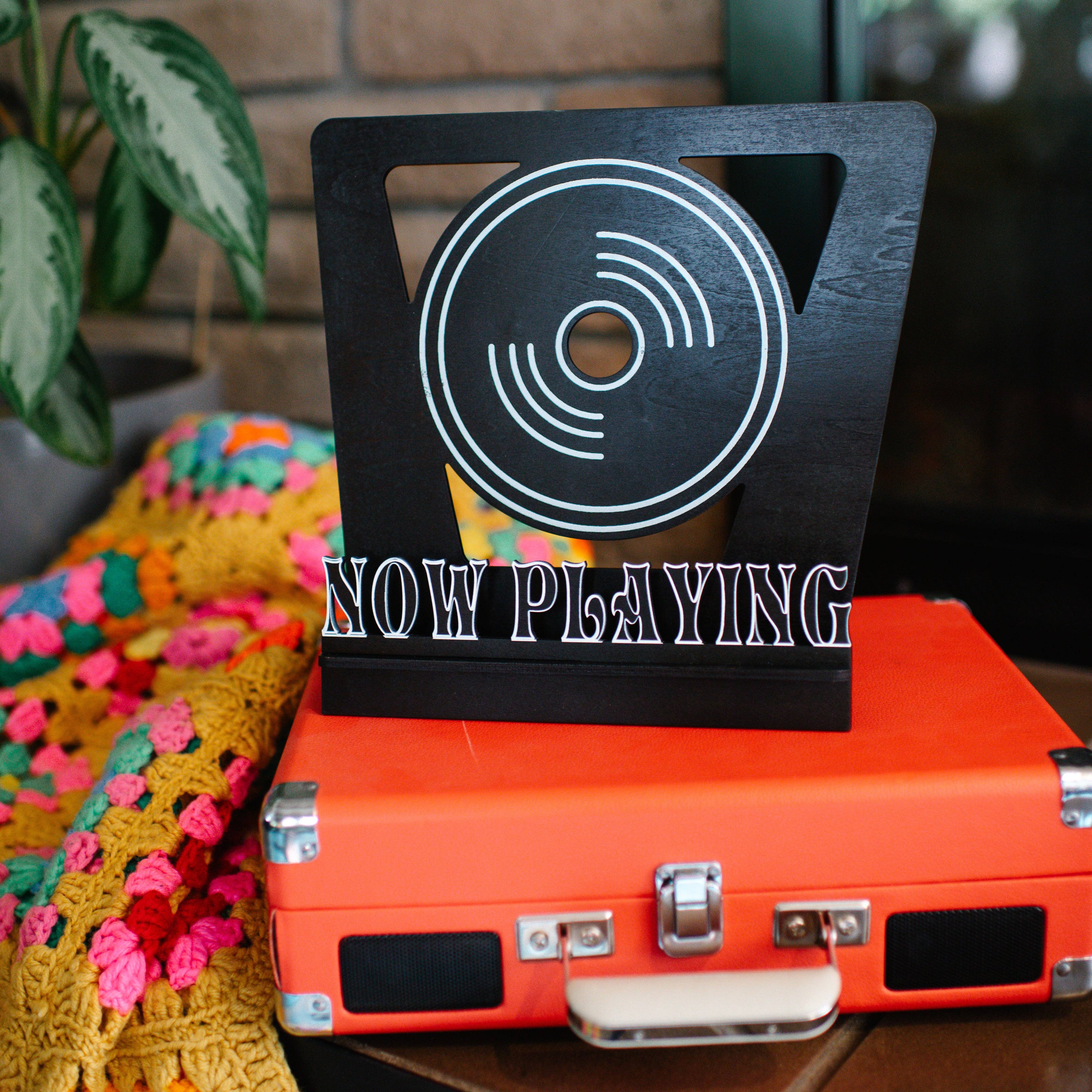 Now Playing Vinyl Record Stand - Image 3