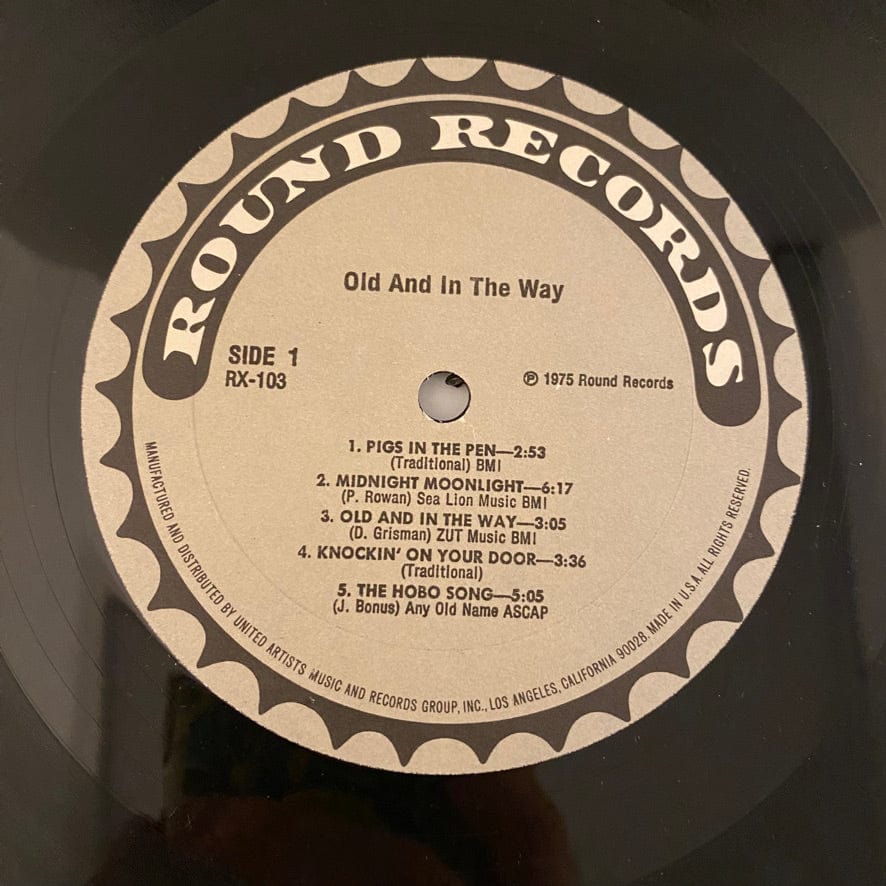 Old & In The Way – Old & In The Way LP USED VG/VG 1979 Pressing - Image 6