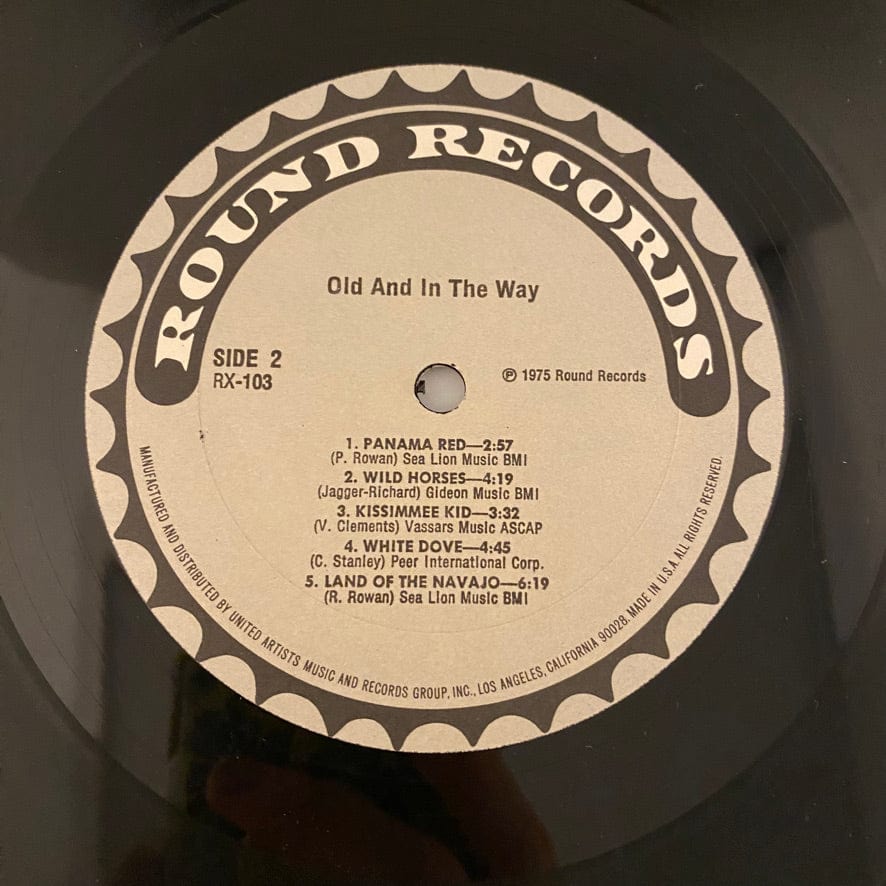 Old & In The Way – Old & In The Way LP USED VG/VG 1979 Pressing - Image 7