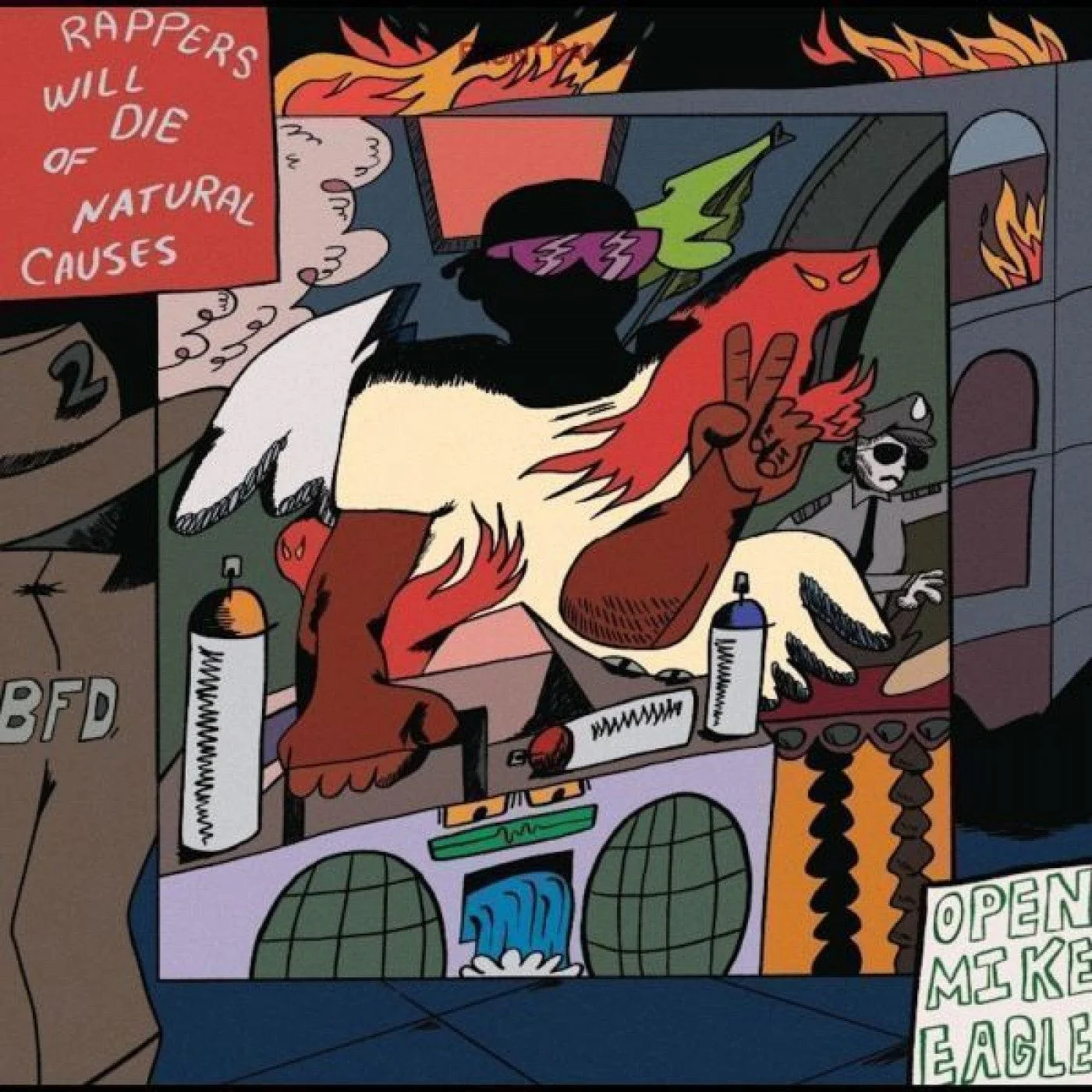 Open Mike Eagle - Rappers Will Die Of Natural Causes LP NEW Colored Vinyl
