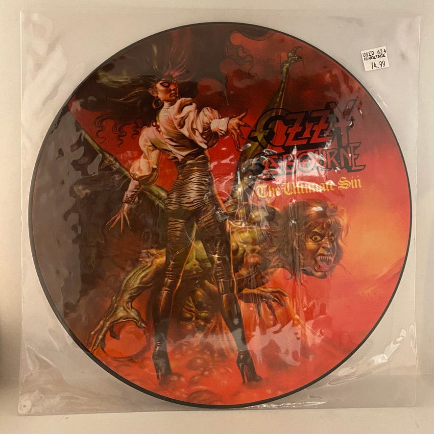 Ozzy Osbourne – The Ultimate Sin LP USED NM/VG Picture Disc