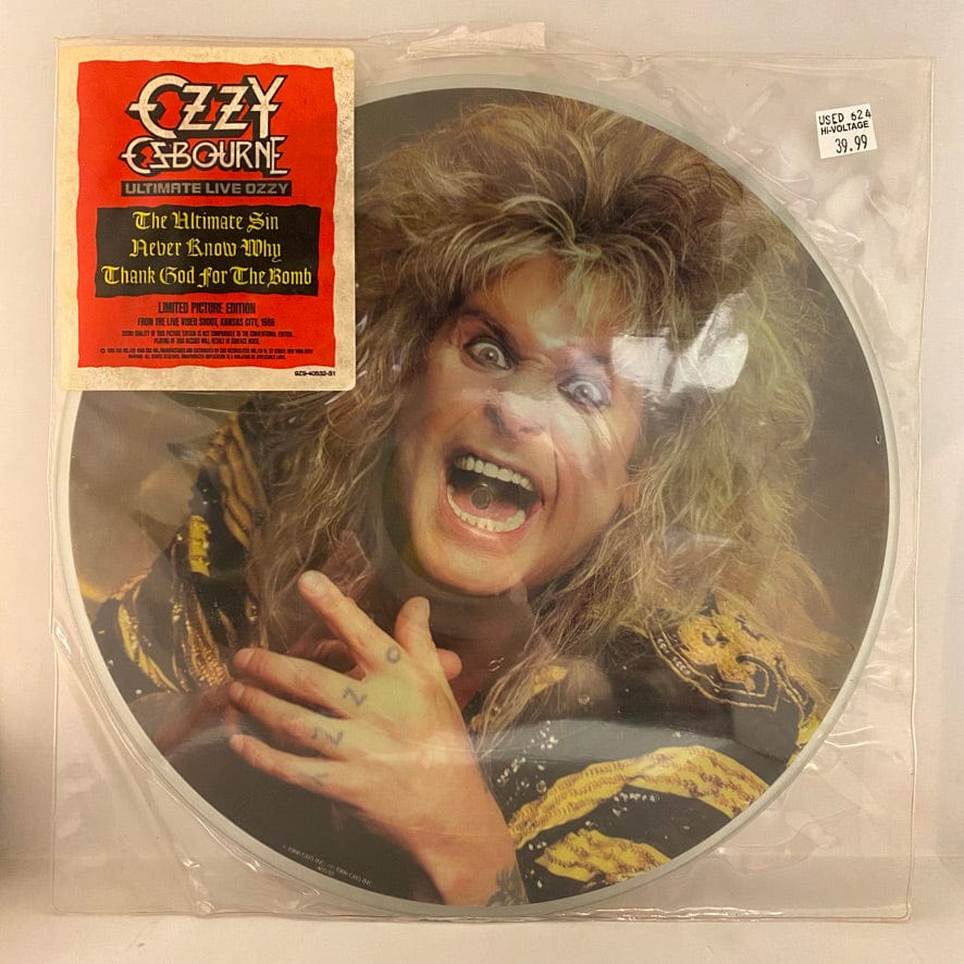 Ozzy Osbourne – Ultimate Live Ozzy LP USED VG+/VG Picture Disc