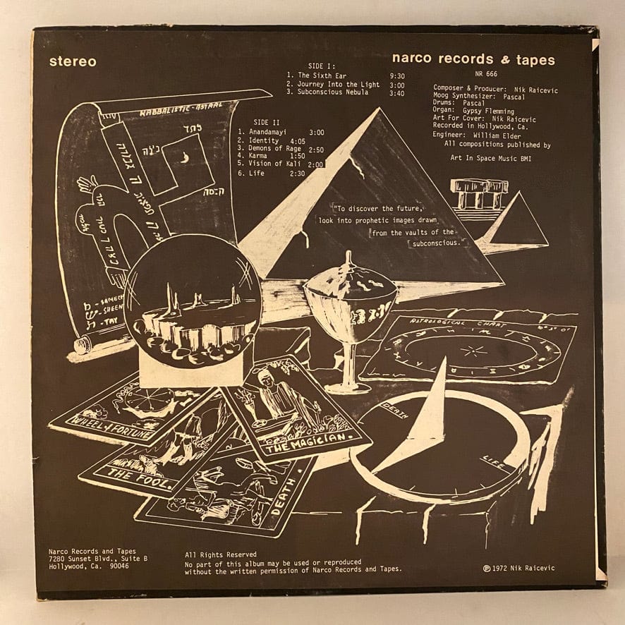Pascal – The Sixth Ear LP USED VG+/VG 1972 Pressing - Image 2