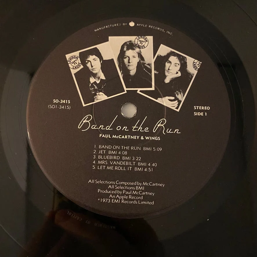 Paul McCartney & Wings – Band On The Run LP USED VG+/VG 1976 Pressing - Image 3
