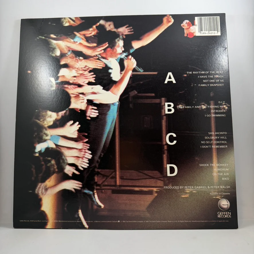 Peter Gabriel – Plays Live LP USED Vinyl VG+/VG+ - Image 2