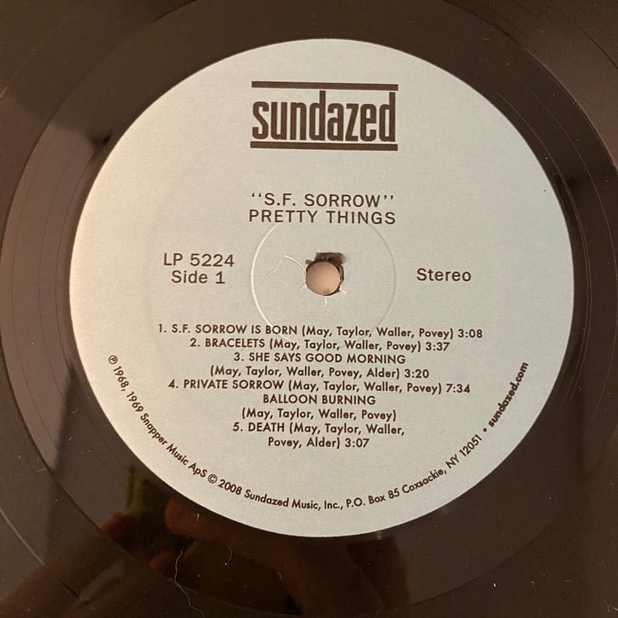 Pretty Things – S.F. Sorrow LP USED NM/VG+ 2008 Sundazed Pressing - Image 3