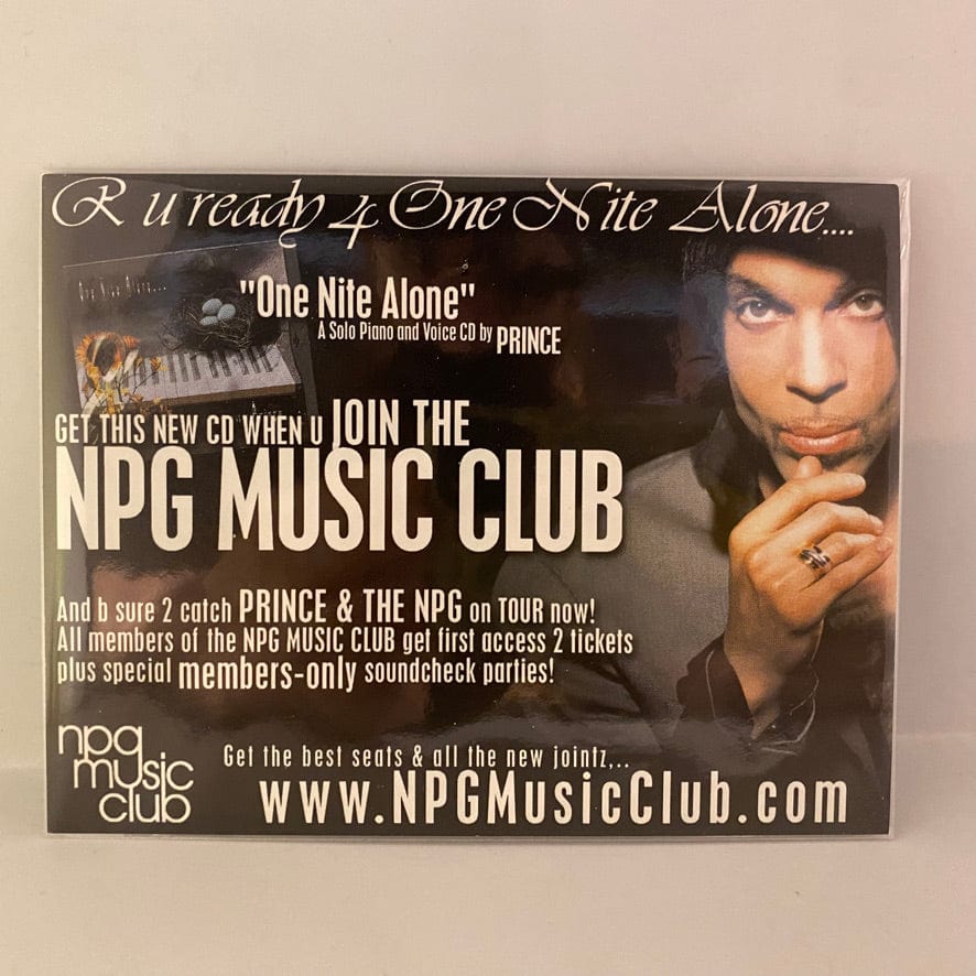 Prince – One Nite Alone... CD USED NOS STILL SEALED NPG Music Club - Image 3