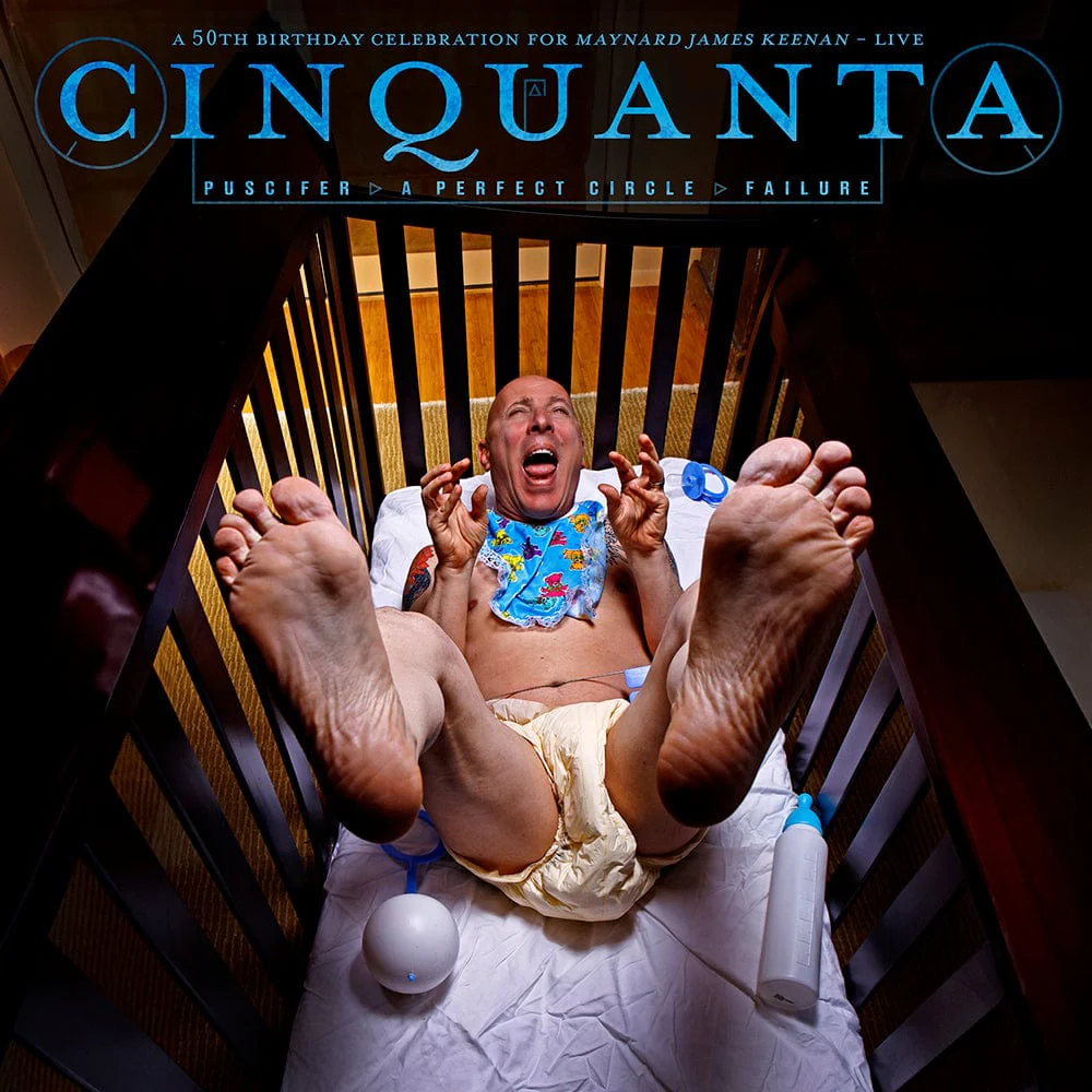 Puscifer / A Perfect Circle - Cinquanta Live 2LP NEW CLEAR BLUE/WHITE