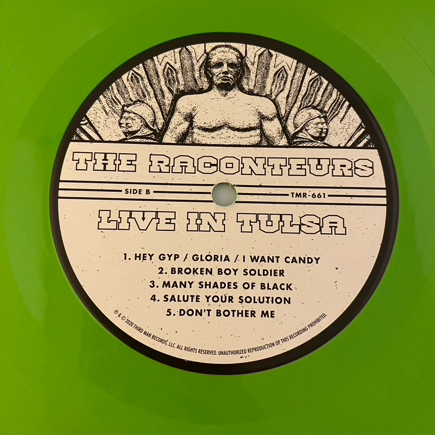 Raconteurs – Live In Tulsa 3LP USED NM/NM Color Vinyl w/ 7" Flexi - Image 4