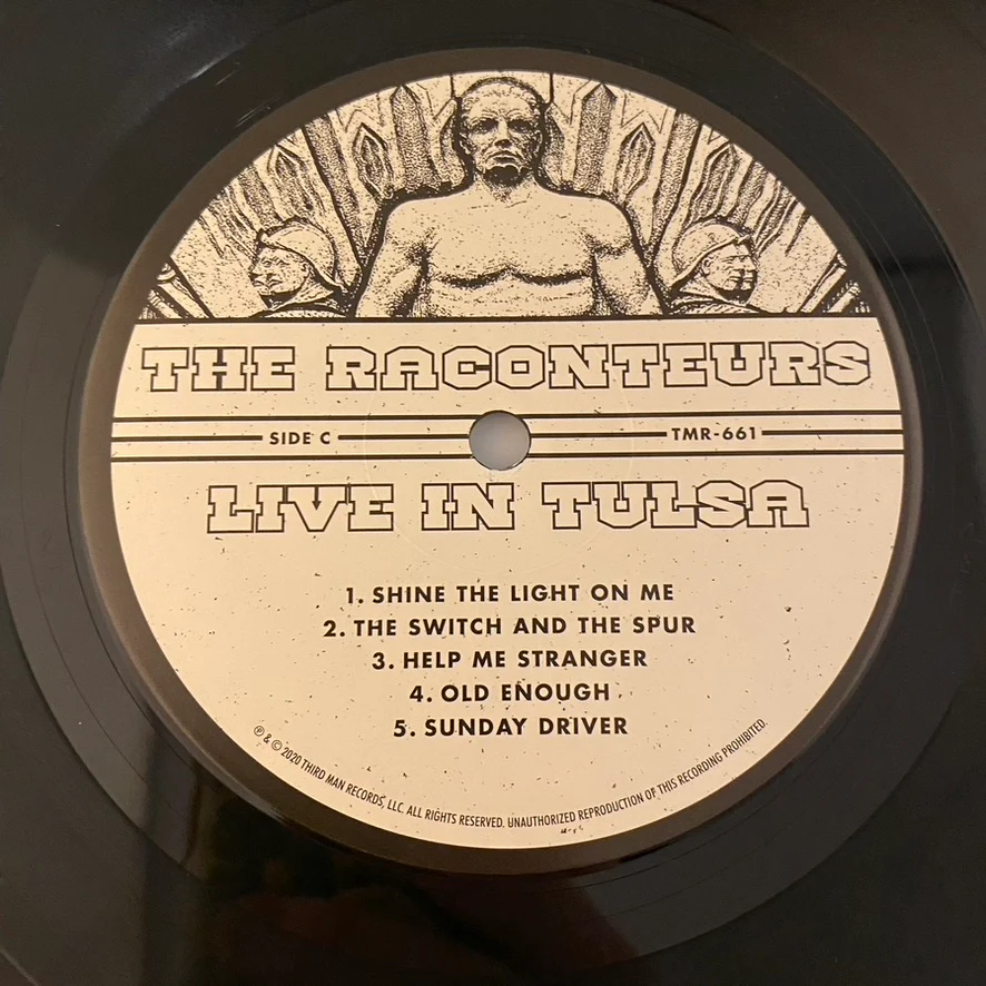 Raconteurs – Live In Tulsa 3LP USED NM/NM Color Vinyl w/ 7" Flexi - Image 5