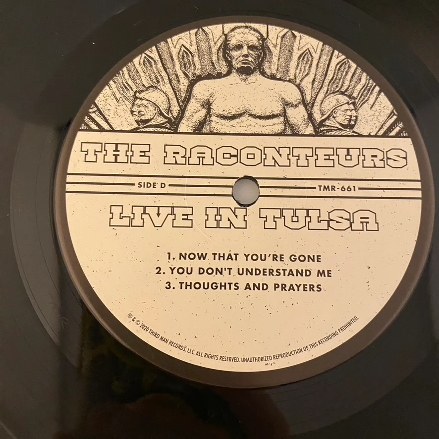 Raconteurs – Live In Tulsa 3LP USED NM/NM Color Vinyl w/ 7" Flexi - Image 6