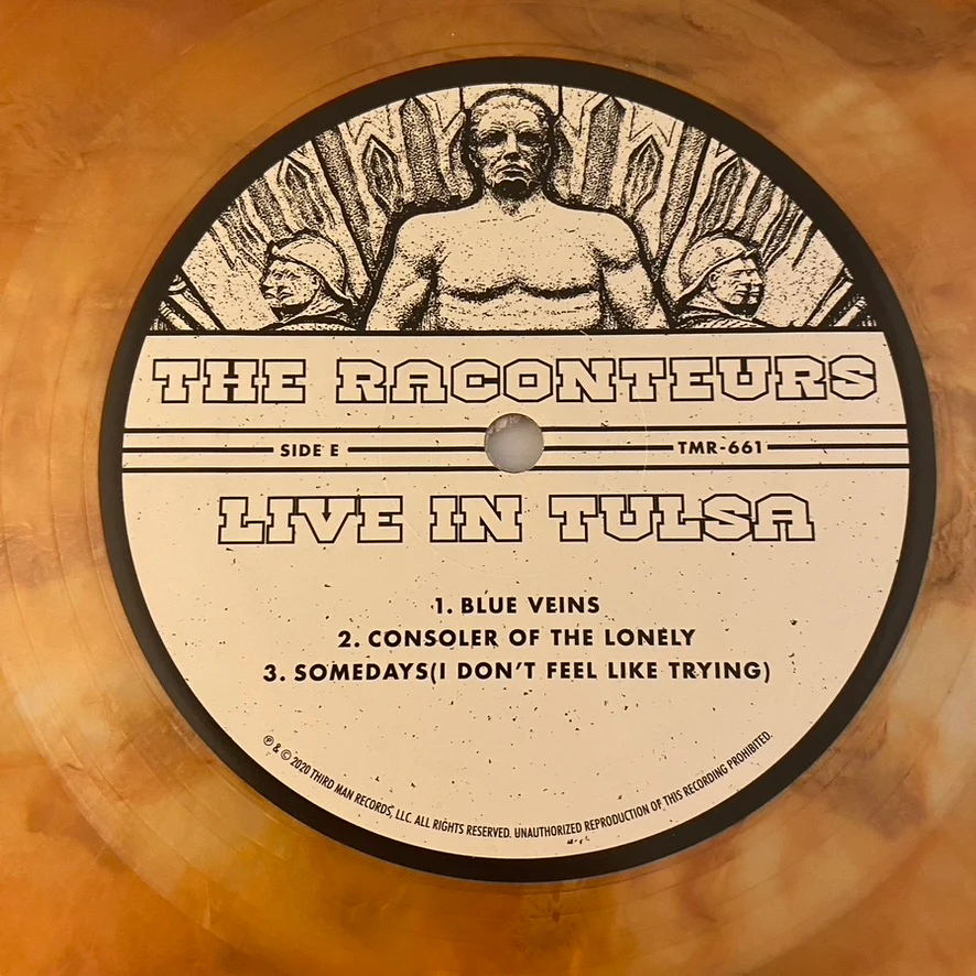 Raconteurs – Live In Tulsa 3LP USED NM/NM Color Vinyl w/ 7" Flexi - Image 7