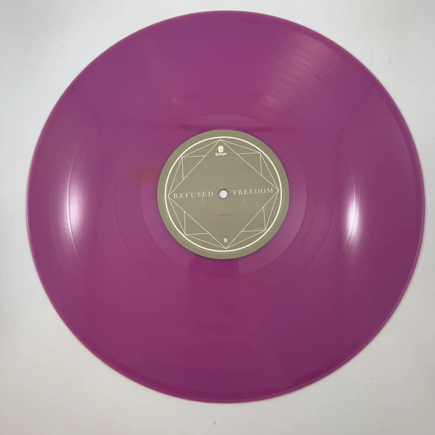 Refused – Freedom LP USED Vinyl NM/NM Color Vinyl - Image 4
