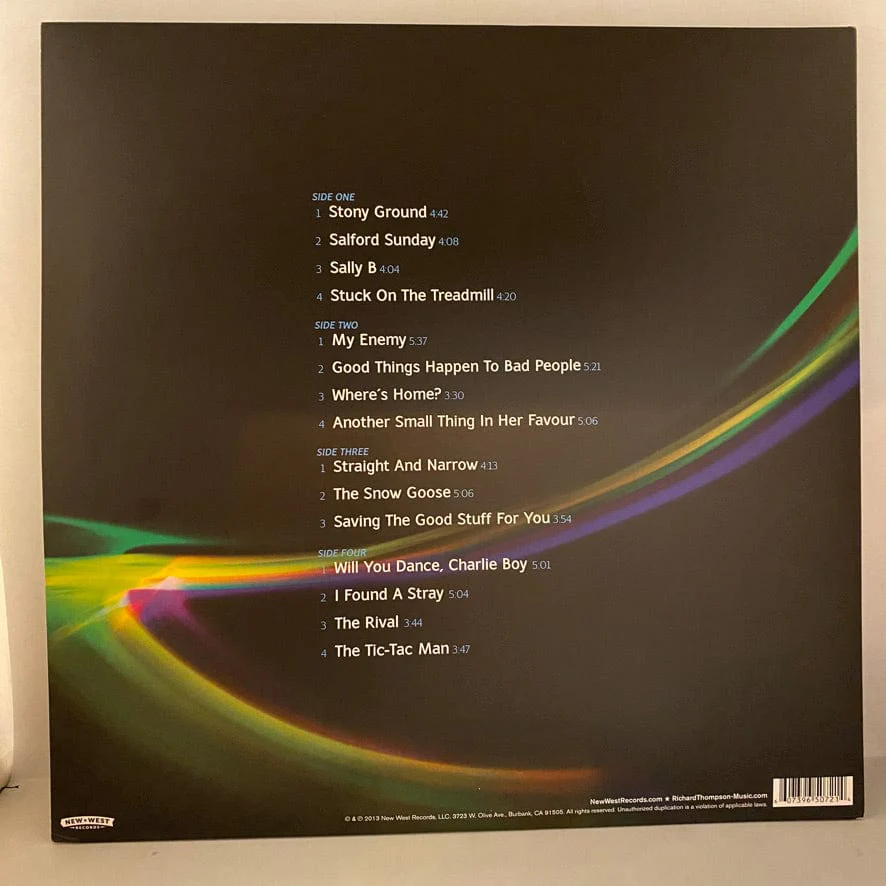Richard Thompson – Electric 2LP USED NM/VG++ - Image 2