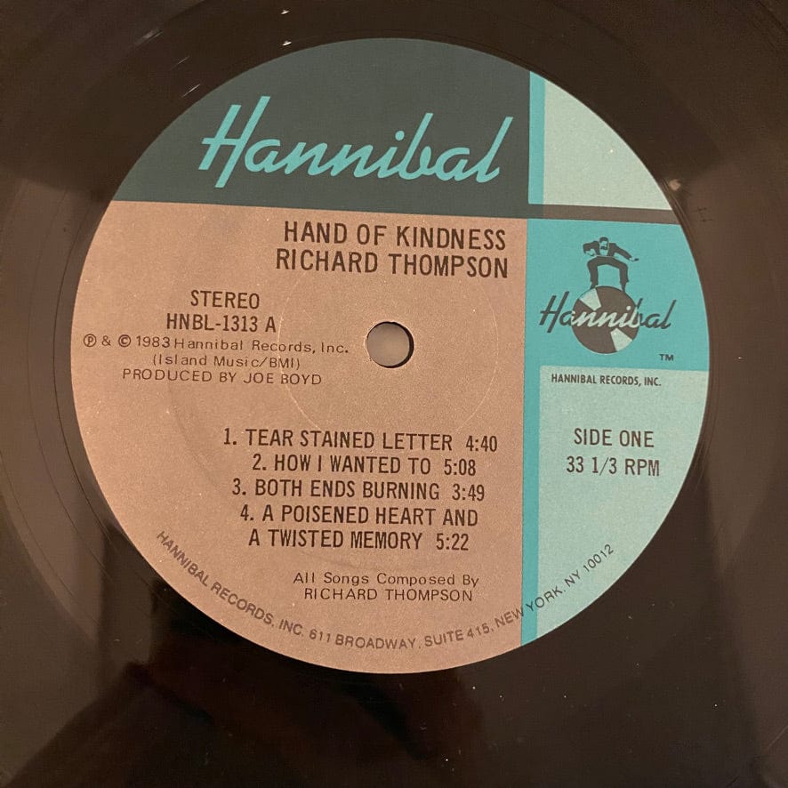 Richard Thompson – Hand Of Kindness LP USED NM/VG++ 1983 Pressing - Image 3