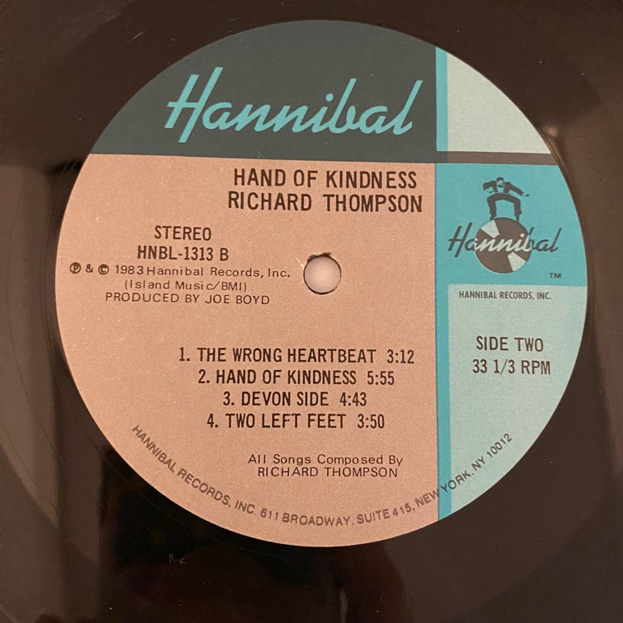 Richard Thompson – Hand Of Kindness LP USED NM/VG++ 1983 Pressing - Image 4