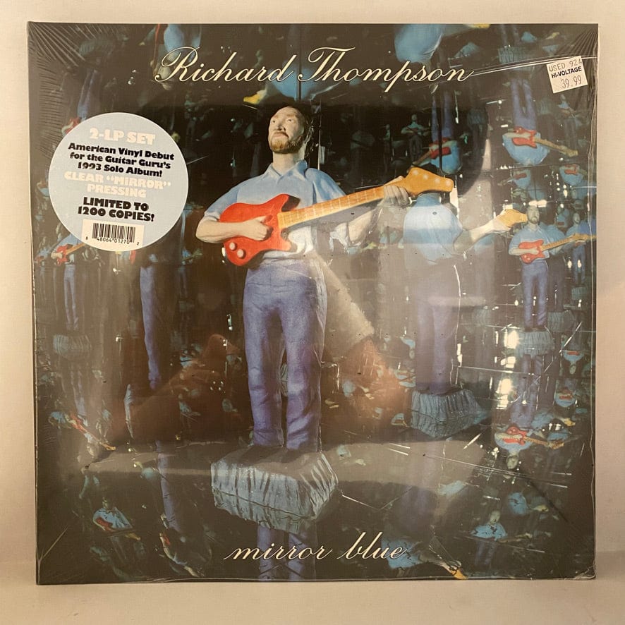 Richard Thompson – Mirror Blue 2LP USED NOS STILL SEALED 2021 Clear Vinyl
