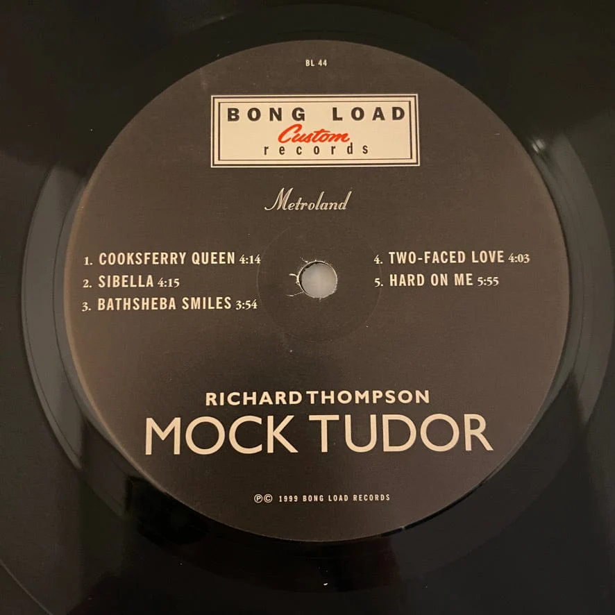 Richard Thompson – Mock Tudor 2LP USED VG++/VG++ 1999 180 Gram Pressing - Image 4
