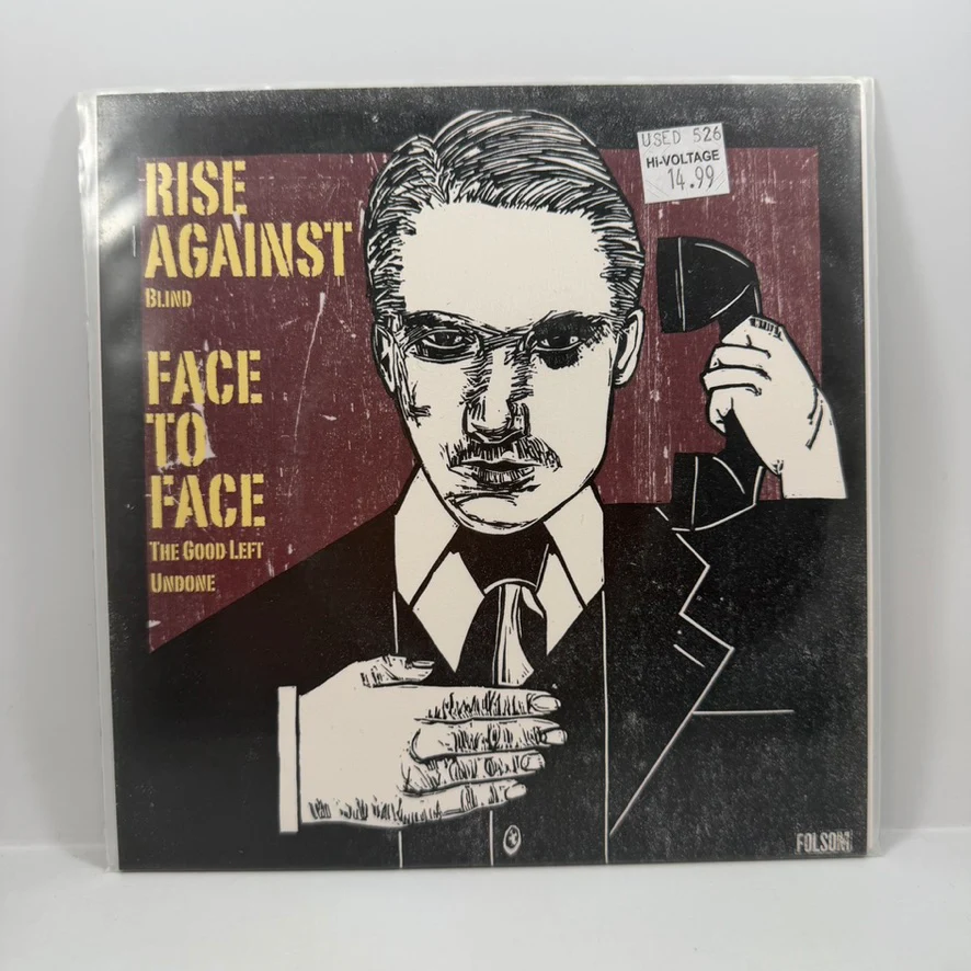 Rise Against / Face To Face – Rise Against / Face To Face 7" USED Vinyl NM/NM Color Vinyl