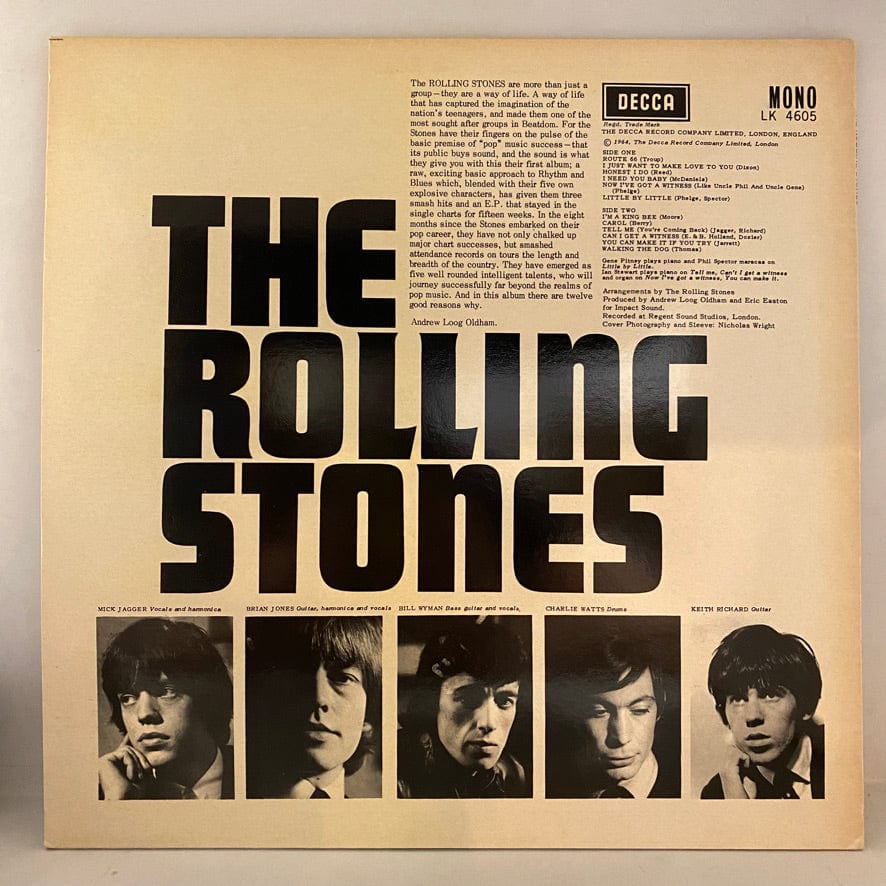 Rolling Stones – The Rolling Stones LP USED NM/VG+ UK Pressing - Image 2