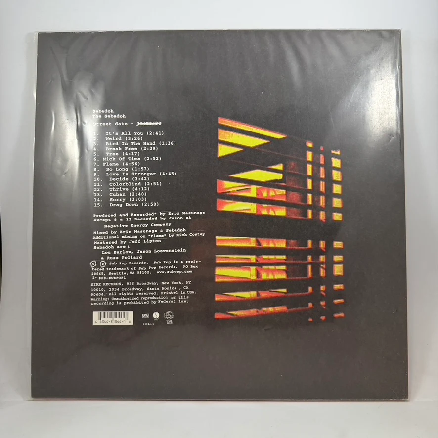 Sebadoh – The Sebadoh LP USED Vinyl VG+/VG++ - Image 2