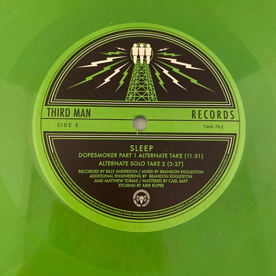 Sleep – Dopesmoker 4LP+7" USED NM/VG++ Box Set Green Vinyl w/ Patch Vault Club - Image 14