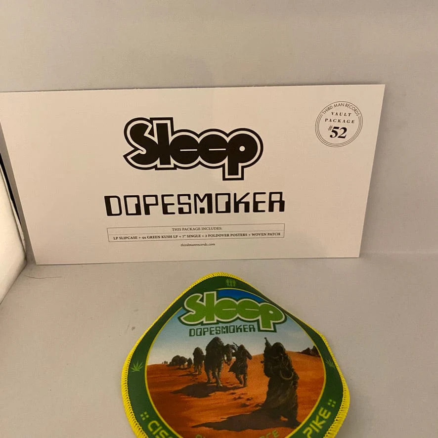 Sleep – Dopesmoker 4LP+7" USED NM/VG++ Box Set Green Vinyl w/ Patch Vault Club - Image 22