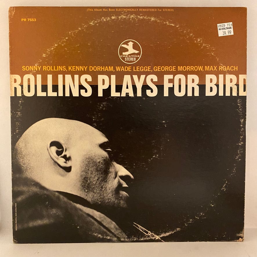 Sonny Rollins – Rollins Plays For Bird LP USED NM/VG 1972 Pressing