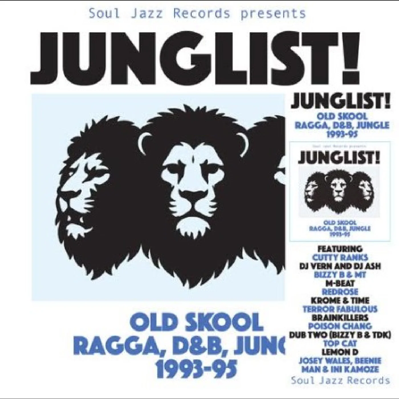Soul Jazz Records - JUNGLIST! Old Skool Ragga, D&B, Jungle 2LP NEW
