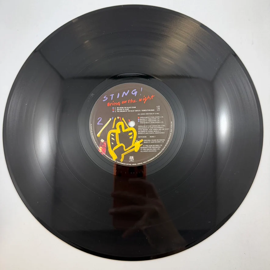 Sting – Bring On The Night LP USED Vinyl NM/VG++ - Image 6