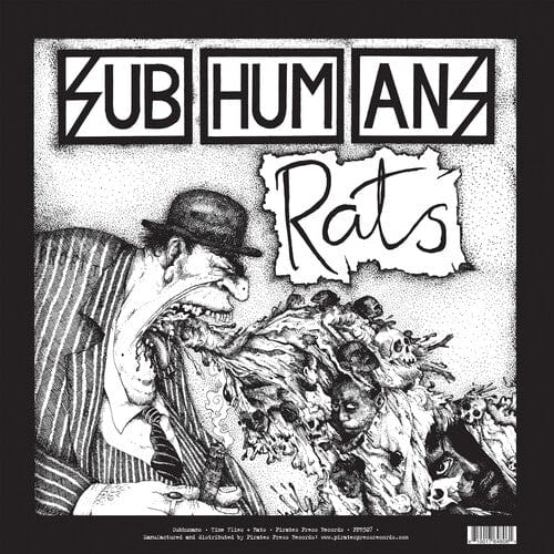 Subhumans - Time Flies + Rats LP NEW Colored Vinyl