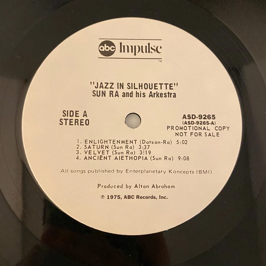 Sun Ra And His Arkestra – Jazz In Silhouette LP USED NM/VG+ 1975 White Label Promo - Image 4