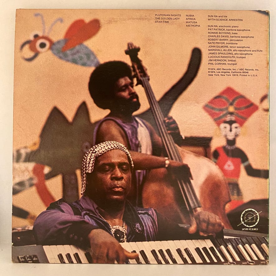 Sun Ra – The Nubians Of Plutonia LP USED VG++/VG 1974 White Label Promo - Image 2