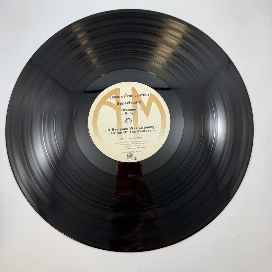 Supertramp – Crime Of The Century LP USED Vinyl NM/VG+ - Image 4