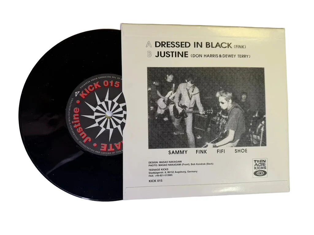 Teengenerate – Dressed In Black 7" USED Vinyl VG+/VG++ - Image 2