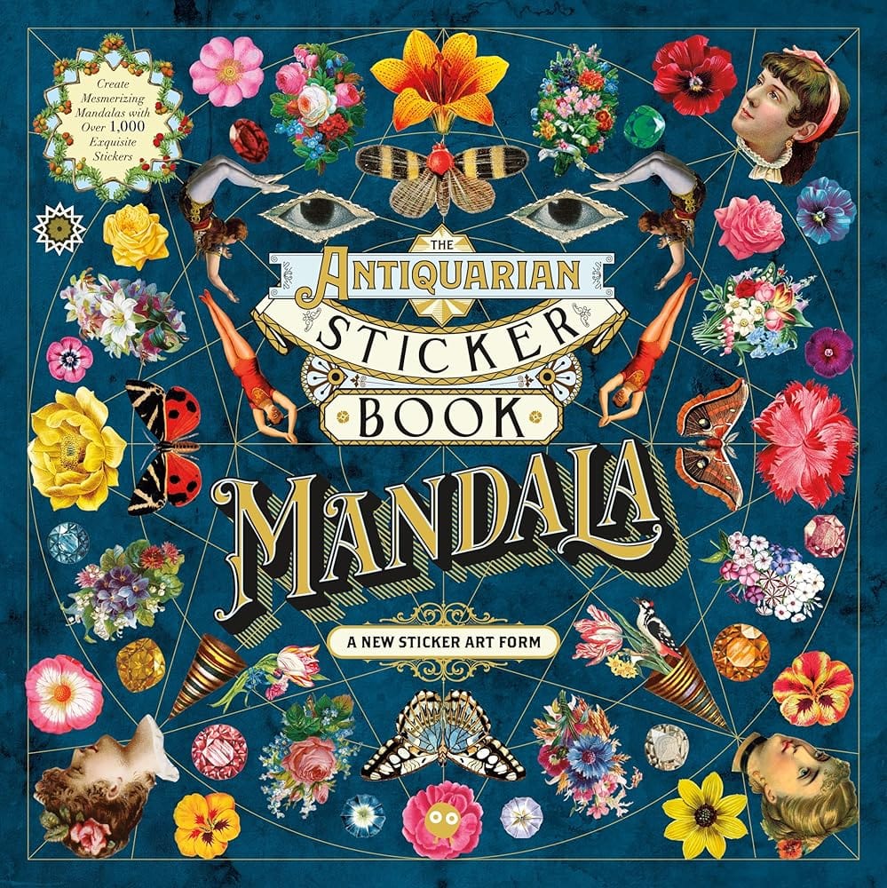 The Antiquarian Sticker Book: Mandala (The Antiquarian Sticker Book Series) by Odd Dot, Tae Won Yu