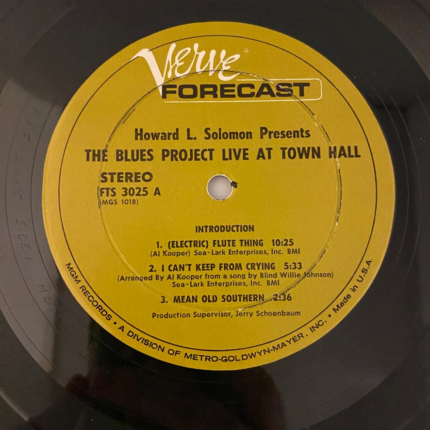 Blues Project – Live At Town Hall LP USED VG++/VG+ 1967 Pressing - Image 5