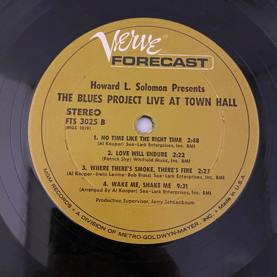 Blues Project – Live At Town Hall LP USED VG++/VG+ 1967 Pressing - Image 6