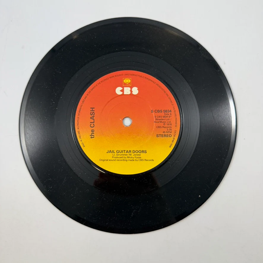 The Clash – Clash City Rockers 7" USED Vinyl VG++/VG+ - Image 4