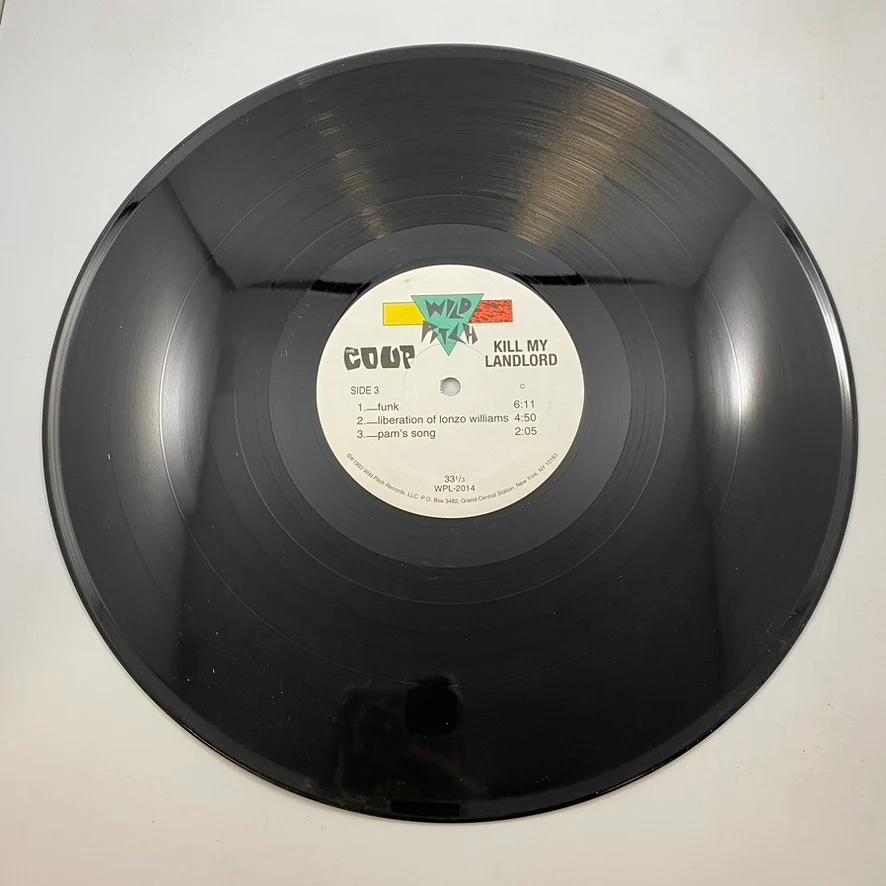 The Coup – Kill My Landlord LP USED Vinyl VG+/VG+ - Image 5
