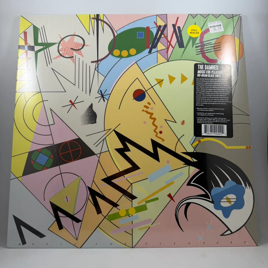 The Damned – Music For Pleasure LP NOS Vinyl Mint Still Sealed