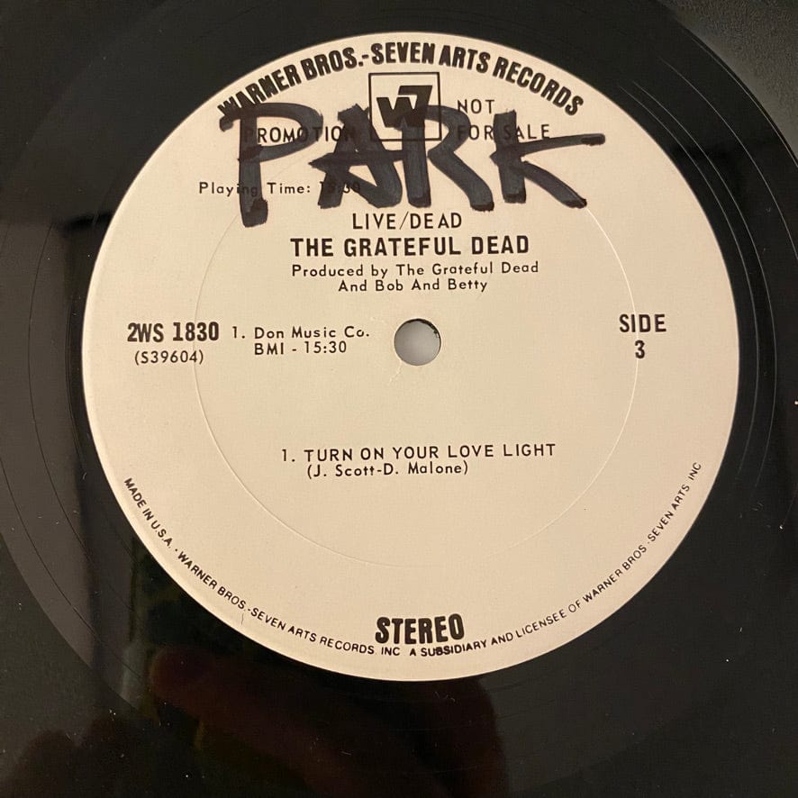 The Grateful Dead – Live/Dead 2LP USED VG+/G White Label Promo w/ Insert - Image 10
